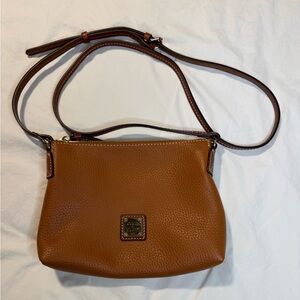 Dooney & Bourke Tan Crossbody Bag with Adjustable Strap